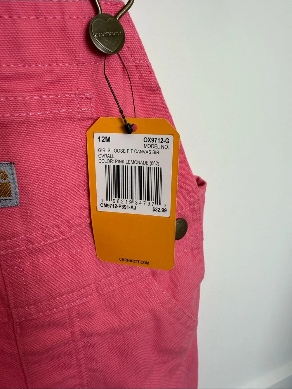 Carhartt vibrant toddler